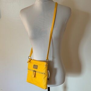 NWT Nine West Vibrant Yellow Crossbody Bag the “Encino Bag”